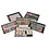 Stock cards – 5 strips – 210 × 145 mm (A5) – sturdy black plastic – suitable for stamps and collectibles ■ per 10 pieces