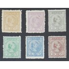 NVPH -    23-28, Timbres (Suriname), Émis de l'année:  1892, Neuf avec Charnière (MH)