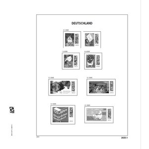 Supplement year: 2025 - Germany - type: DeLuxe - sheets for Basic album, N°: 2025.1-8, B1-2 (10 pcs.) - Davo