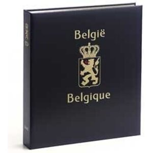 Album -  Belgique Feuillets, Période 2009-2018 - Partie   I - type DeLuxe - feuilles et boite de protection - Bleu - Davo (2 Trous)