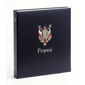 Album - Frankreich, Croix Rouge, Zeitraum 1952-2008 - Typ DeLuxe - inkl. Blätter und Schutzkassette - Blau - Davo (2 Löcher)