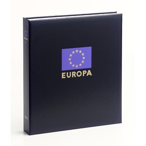 Album - Europe, Blocks, Period 1974-1990 - Part XI - type DeLuxe - incl. sheets and slipcase - Blue - Davo (2 Holes)