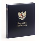 Album - Indonesië, jaar  - Deel   I - type DeLuxe - incl. cassette en zonder bladen - Blauw - Davo (2 Gats)