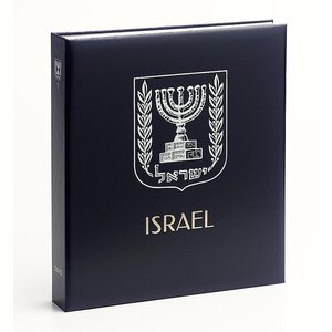 Album - Israel, Jahr  - Teil   III - Typ DeLuxe - inkl. Schutzkassette und ohne Blätter - Blau - Davo (2 Löcher)