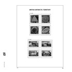Supplement jaar: 2025 - Britisch Antartic Territory (Falkland B.A.T.) - type: DeLuxe - bladen voor Basisalbum, N°: 74-76, 38 (4 st.) - Davo (2 Gats)