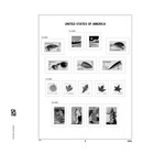 Supplement jaar: 2025 - Verenigde Staten - type: DeLuxe - bladen voor Zegels uit Postzegelparen, N°: 332a, 333a, 335a, 336a (4 st.) - Davo (2 Gats)