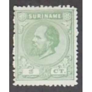NVPH -     4A, Timbre (Suriname), Émis dans les années:  1873-1889, Neuf avec Charnière (MH)