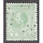 NVPH -     4B, Briefmarke (Surinam), Ausgegeben in den Jahren:  1873-1889, Gestempelt (U)
