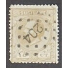 NVPH -     6B, Timbre (Suriname), Émis dans les années:  1873-1889, Oblitéré (U)