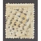 NVPH -     6D, Postage stamp (Suriname), Issued in the years:  1873-1889, Used (U)