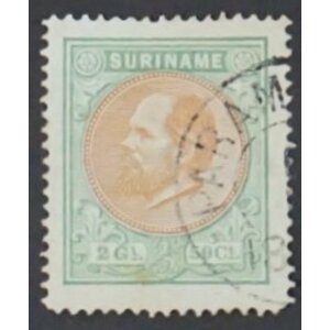 NVPH -    15, Timbre (Suriname), Émis dans les années:  1873-1889, Oblitéré (U)