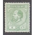 NVPH -     4, Timbre (Suriname), Émis dans les années:  1873-1889, Neuf avec Charnière (MH)