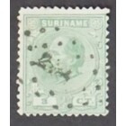 NVPH -     4, Postage stamp (Suriname), Issued in the years:  1873-1889, Used (U)