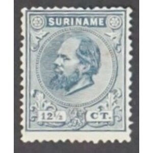 NVPH -     7, Timbre (Suriname), Émis dans les années:  1873-1889, Neuf avec Charnière (MH)