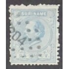 NVPH -    10a, Briefmarke (Surinam), Ausgegeben in den Jahren:  1873-1889, Gestempelt (U)