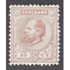 NVPH -    11, Briefmarke (Surinam), Ausgegeben in den Jahren:  1873-1889, Ungebraucht (MH)