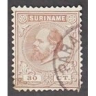 NVPH -    11, Postage stamp (Suriname), Issued in the years:  1873-1889, Used (U)