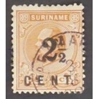 NVPH -    21.Ca, Timbre (Suriname), Émis de l'année:  1892, Oblitéré (U)