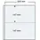 Compact A4, Feuilles (4 anneaux ) 2 compartiments (220 x 147 mm.) Transparent - dim: 240 x 305 mm.