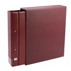 Safe, Compact A4, Album (4 rings)  without content, incl slipcase - Wine Red - dim: 275x320x70 mm. ■ per pc.