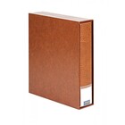 Album Publica  M (3532), incl. cassette en zonder bladen - Lichtbruin - 4 Rings - Afm: 245 x 270 x 60 mm ■ per set