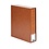 Album Publica  M (3532), incl. boite de protection et sans feuilles - Marron clair - 4 Anneaux - Dim: 245 x 270 x 60 mm