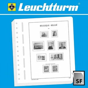 Supplement period: 1990-1999 - Belgique - sheets for Basic album (63 pcs.) - Leuchtturm (13 Rings)