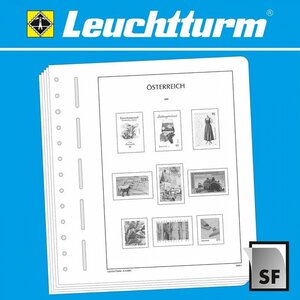 Supplement period: 1918-1921 - Austria - sheets for Basic album (16 pcs.) - Leuchtturm (13 Rings)