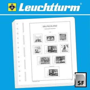Supplement periode: 2000-2009 - Duitsland (H) - bladen voor Postzegelboekjes (37 st.) - Leuchtturm (13 Rings)