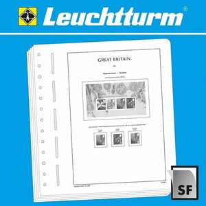 Supplément de période: 1970-1993 - Grande-Bretagne (DS) - feuilles pour Timbres définitifs (5 pcs.) - Leuchtturm (13 Anneaux)