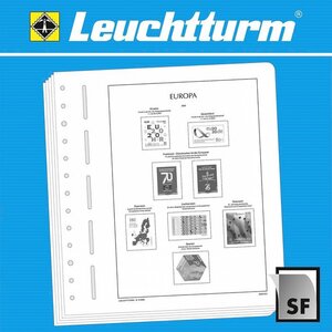 Supplement jaar: 2017 - Europa, Meelopers - bladen voor Basisalbum (3 st.) - Leuchtturm (13 Rings)