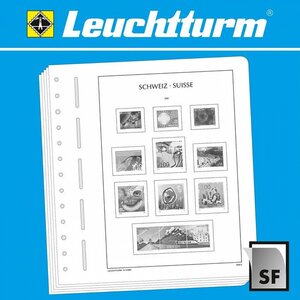 Supplement year: 2023 - Switzerland - sheet for Crypto Stamps (1 pc.) - Leuchtturm (13 Rings)