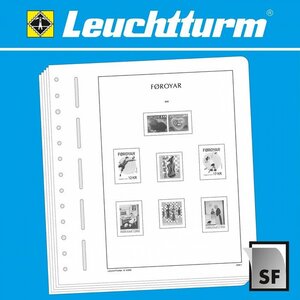Supplement jaar: 1982 - Faroër eilanden - bladen voor Basisalbum (1 st.) - Leuchtturm (13 Rings)