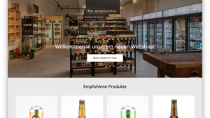 Willkommen in unserem neuen Webshop Willkommen in unserem neuen Webshop