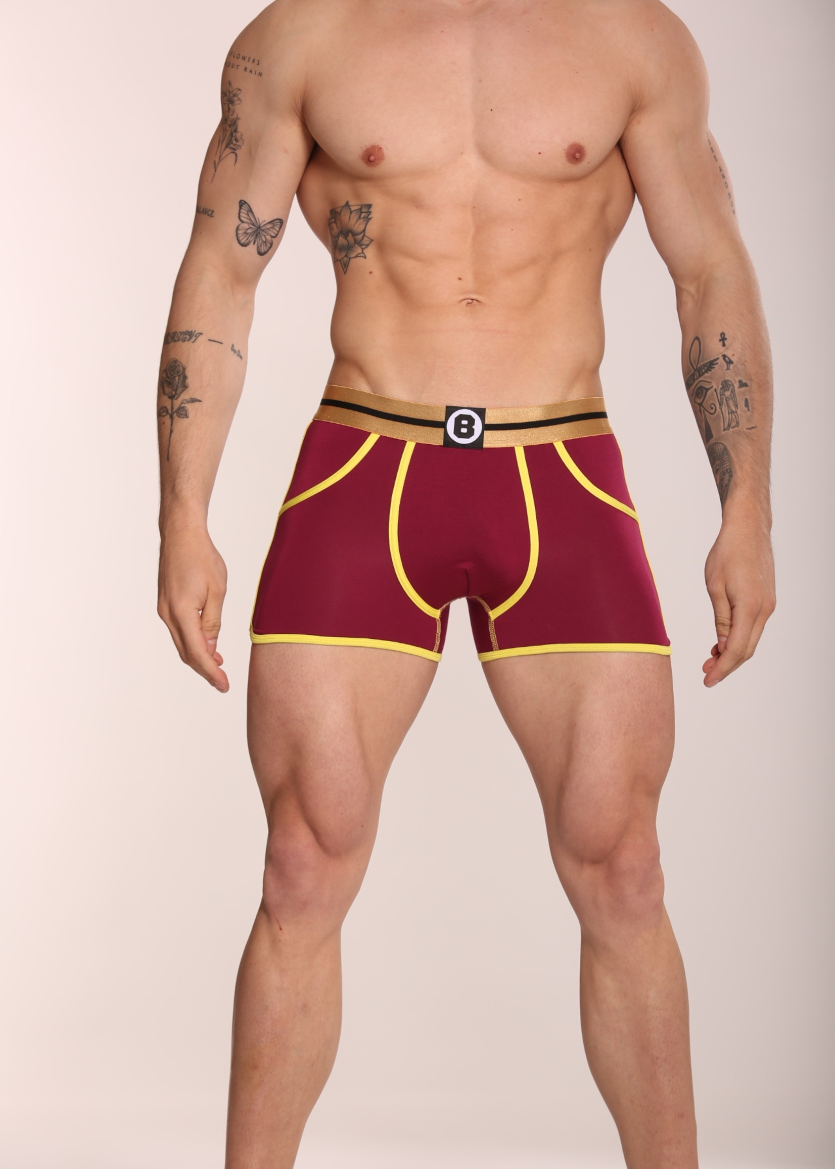 Heren Boxershort | Effen | Bamboo | Bordeaux Red |