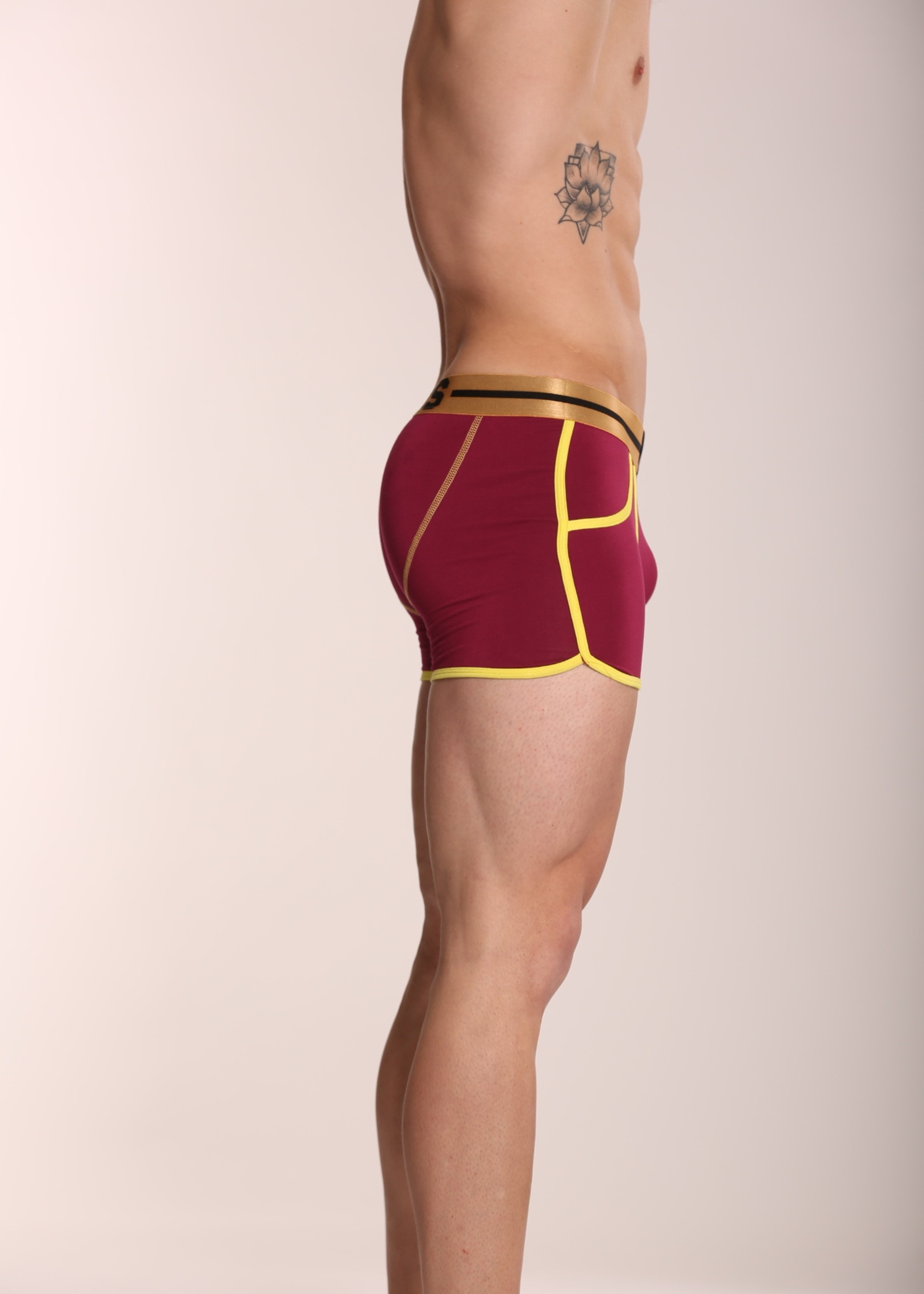 Heren Boxershort | Effen | Bamboo | Bordeaux Red |