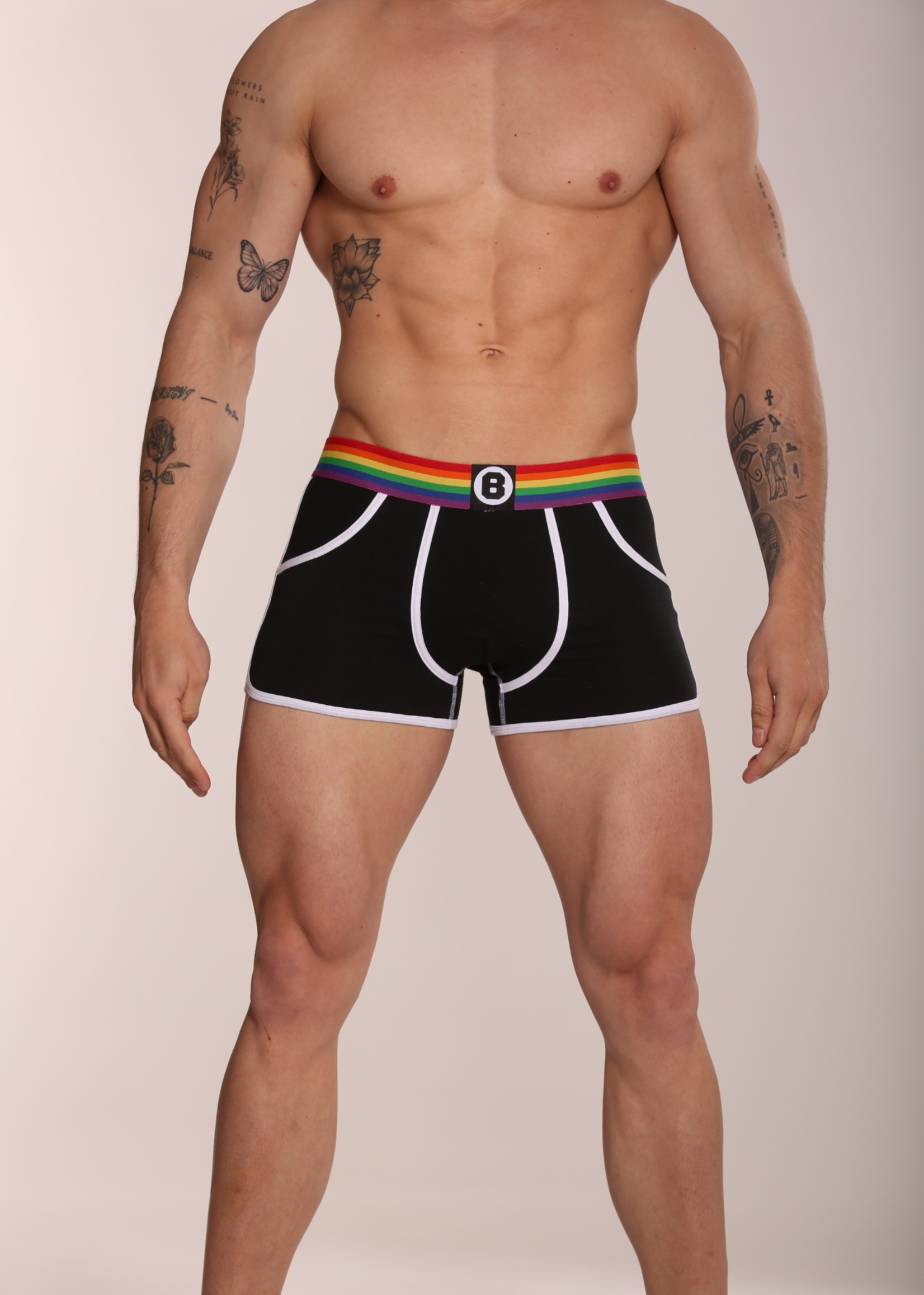 Heren Boxershort | Effen | Pride | Katoen | Zwart |
