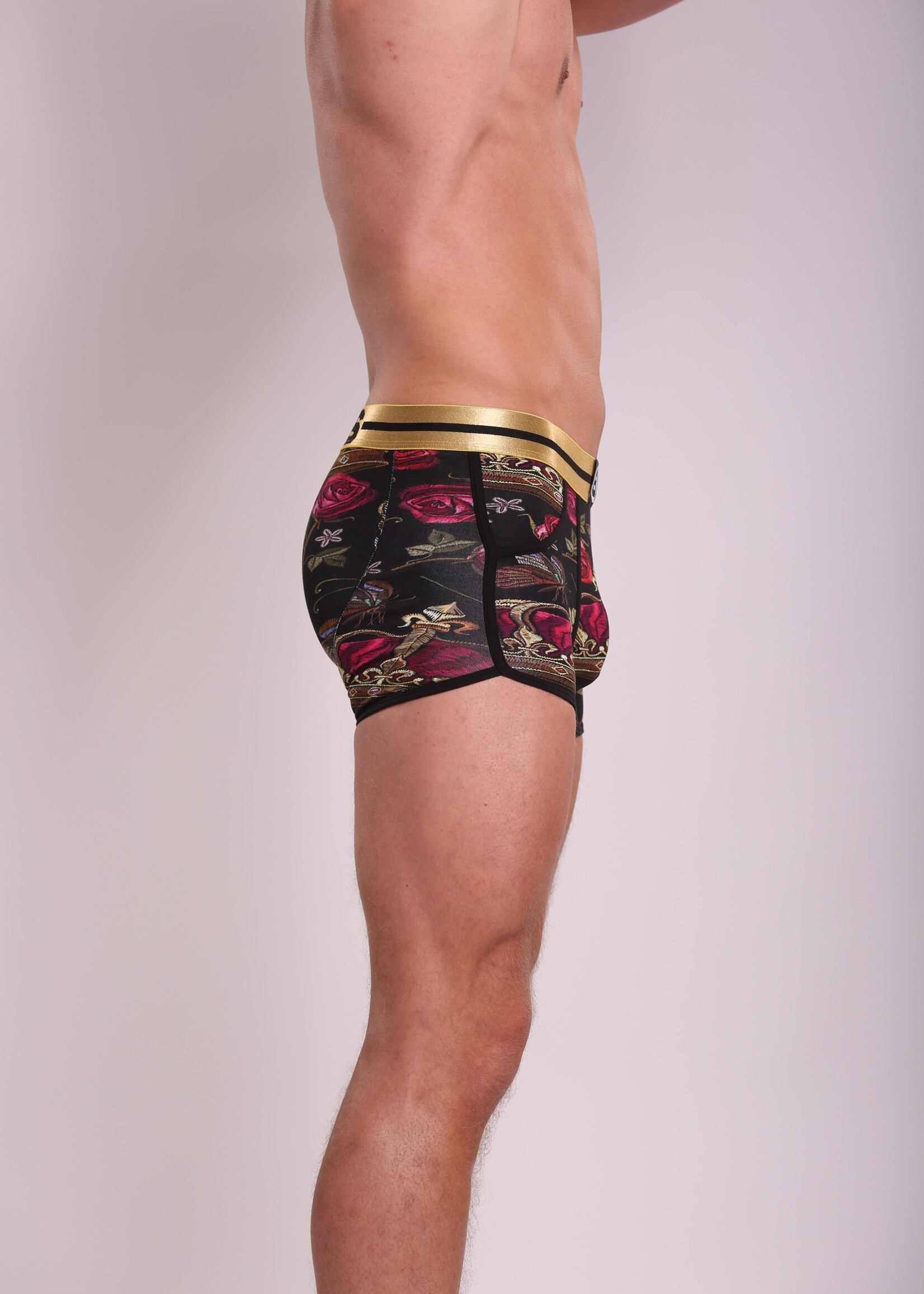Heren Boxershort | Print  | New Crown | Katoen | Zwart |