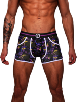 Heren Boxershort  | Print | Dance | Katoen | Paars Geel |