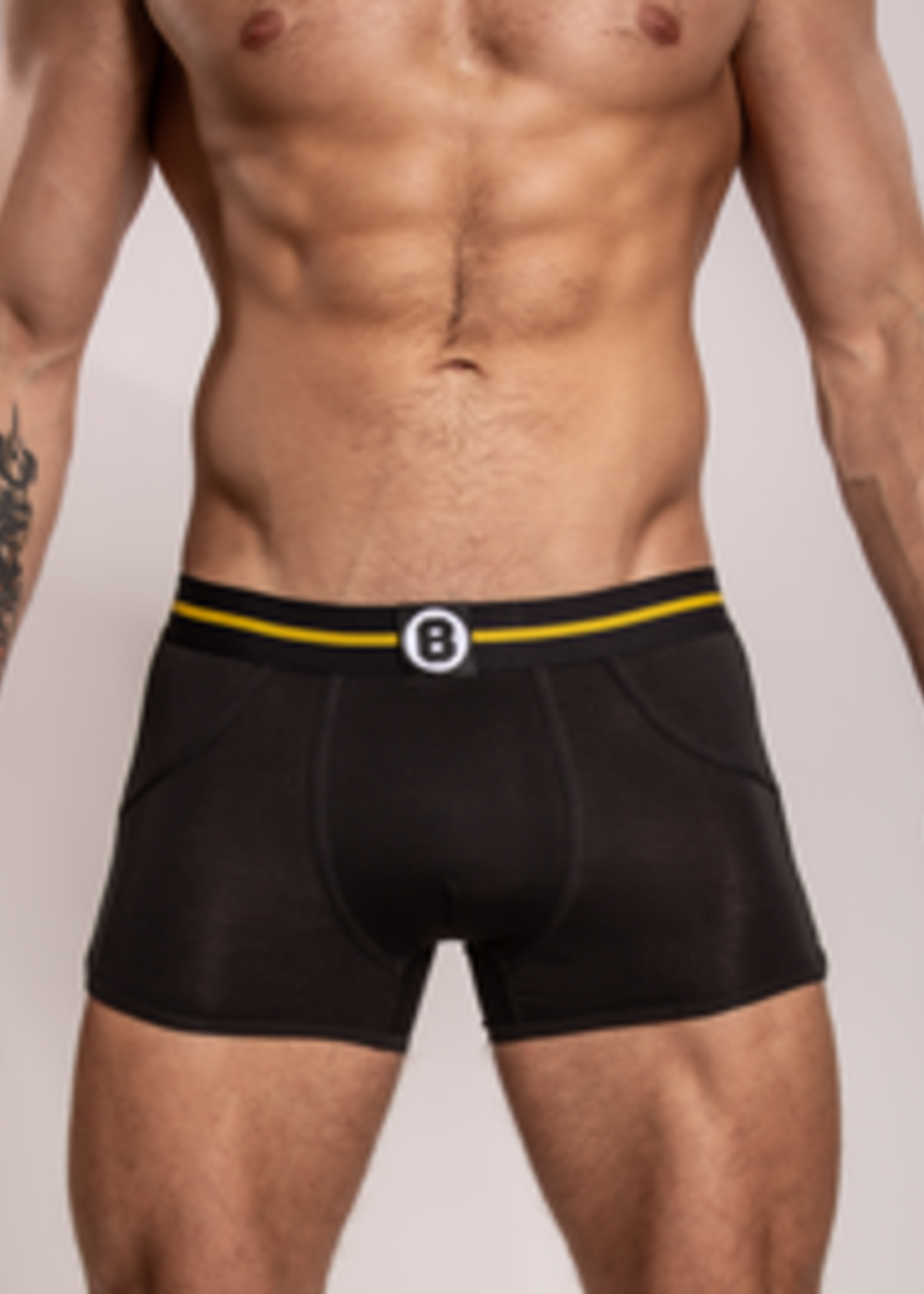 Heren Boxershorts | Effen | Multipack 5st | Katoen | Zwart |