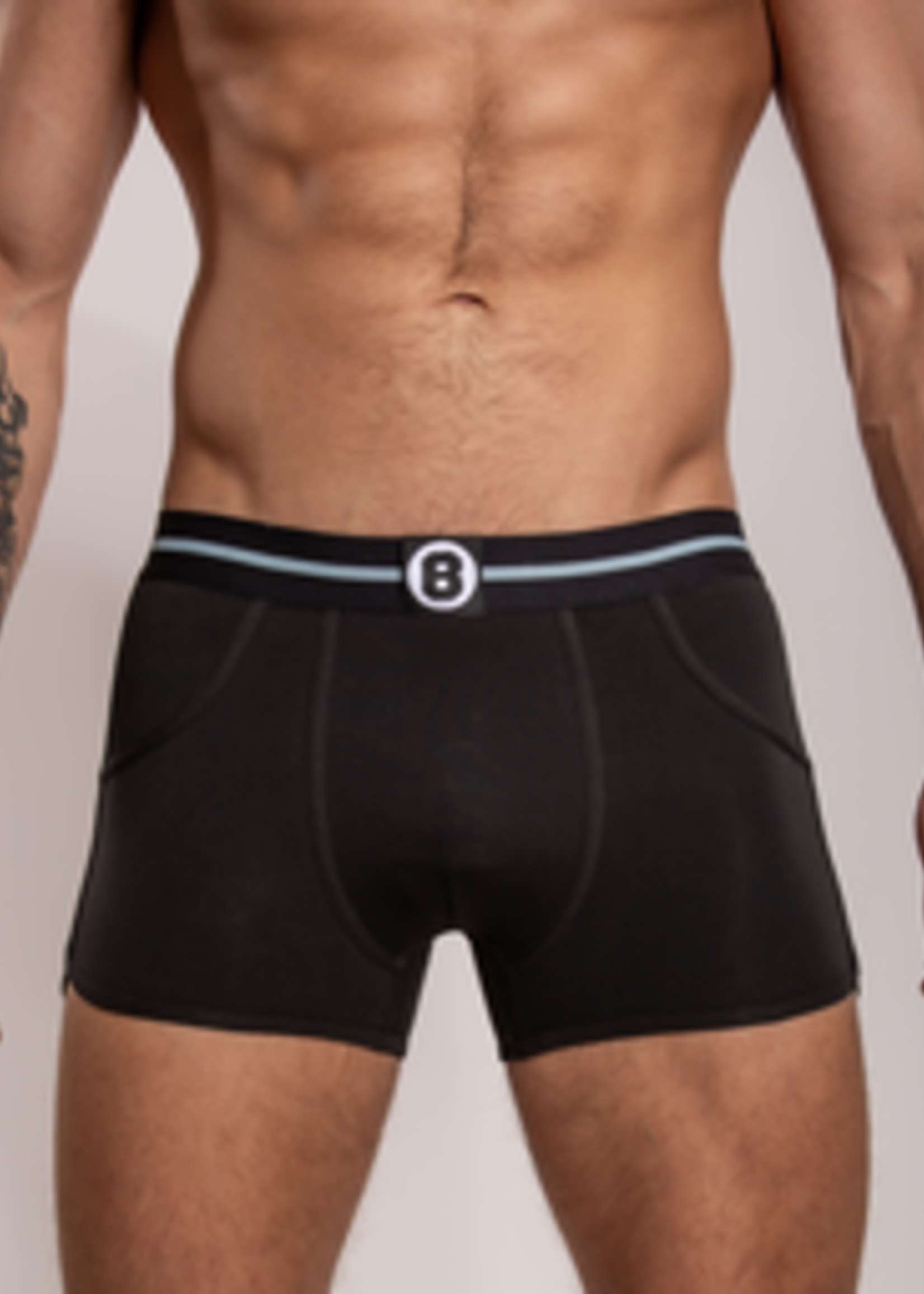 Heren Boxershorts | Effen | Multipack 5st | Katoen | Zwart |