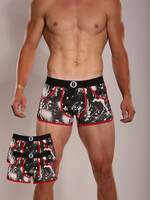 Heren Boxershorts | Duopack – 2 stuks | Print | Raw Snow & Raw Snow | Katoen |