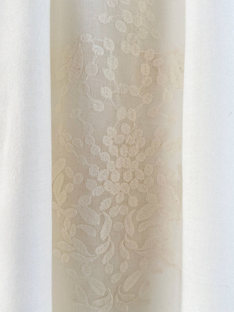 Dutchess Flowy lange rok   - ecru embroidery