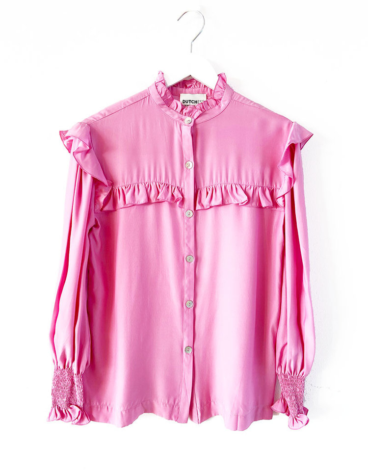 Dutchess Romantic blouse - pink