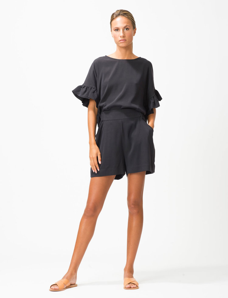 Dutchess Katoomba top - darkgrey sandwashed