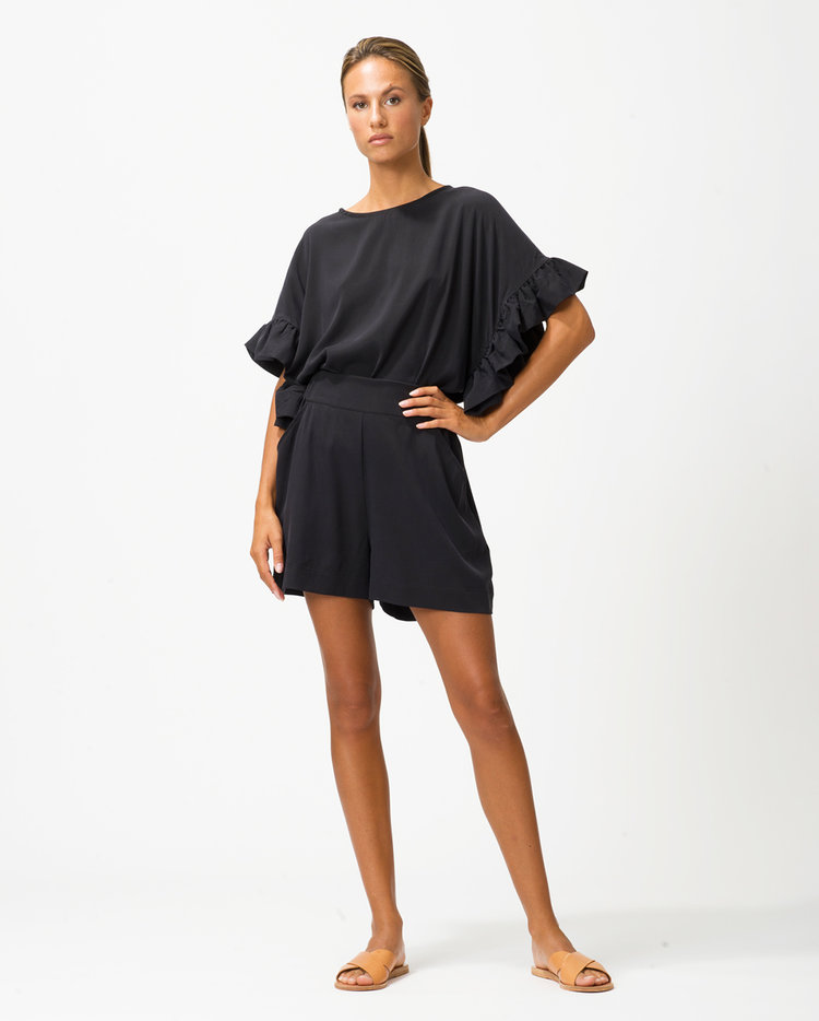 Dutchess Katoomba top - darkgrey sandwashed