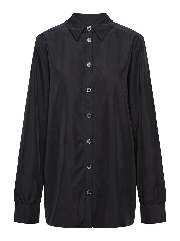 Dutchess Coogee shirt - dark grey sandwashed
