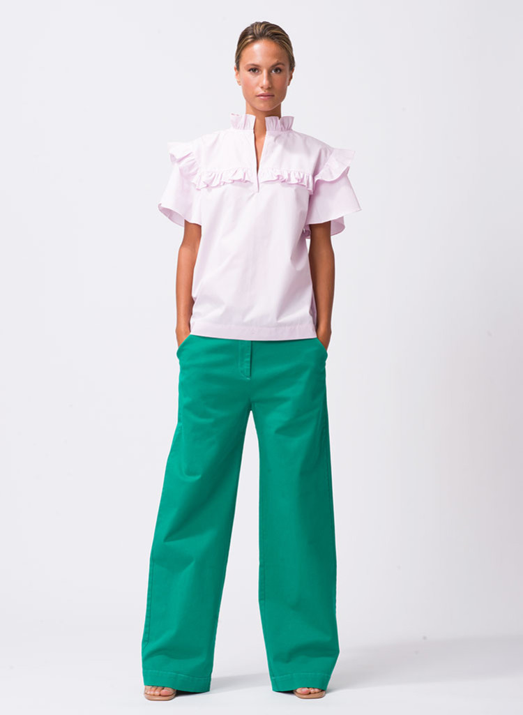 Dutchess Yarra blouse - cobalt