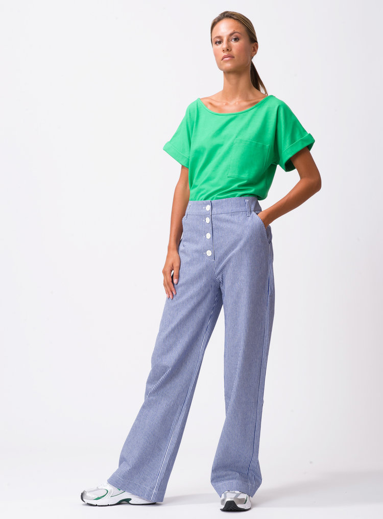 Dutchess Raw top - kelly green