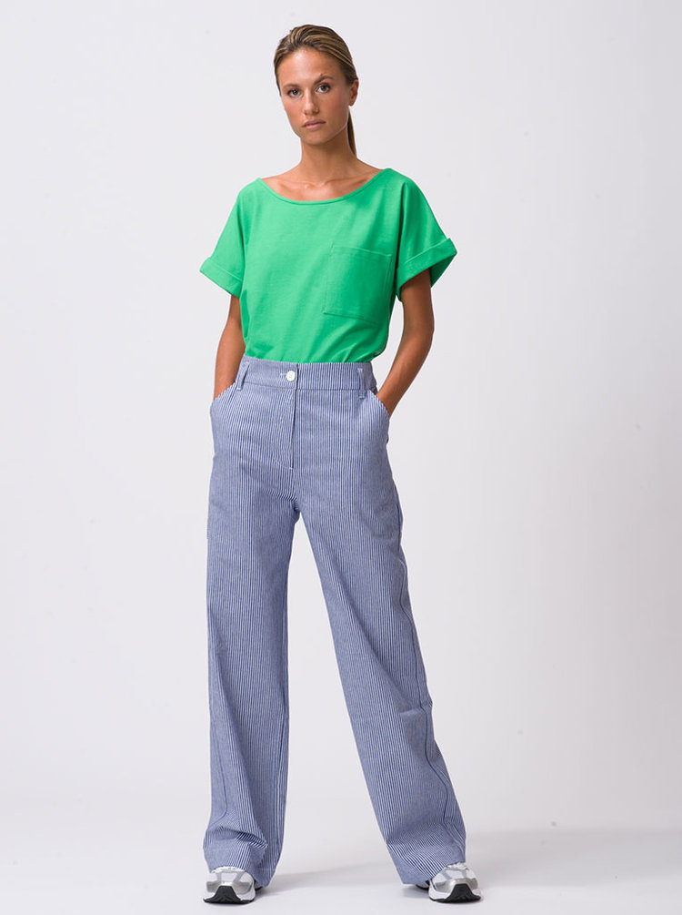 Dutchess Raw top - kelly green